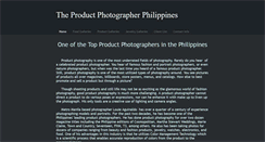 Desktop Screenshot of productphotographerphilippines.com