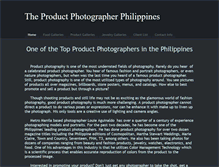 Tablet Screenshot of productphotographerphilippines.com